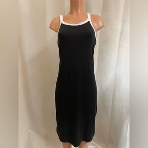 Absolutely Women's Black and White Tank Top Dress